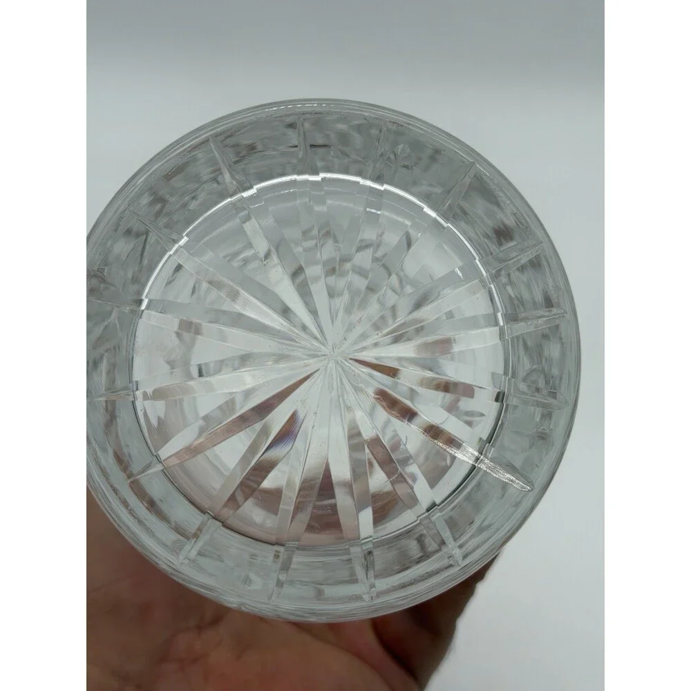 Vintage Waterford Crystal Ireland Cut Glass Etched Spirit Decanter w/Stopper